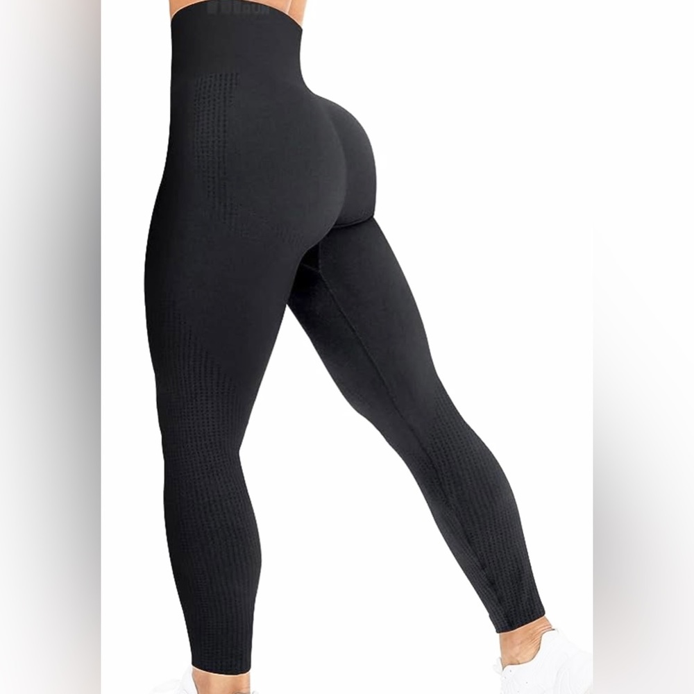 HIGORUN Women Seamless Leggings Smile Contour High Waist Workout Gym Yoga Pants